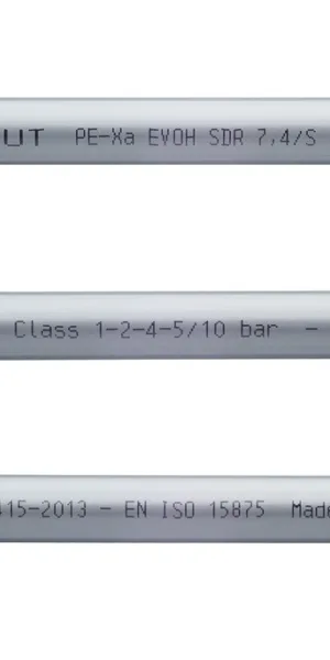 Труба PE-Xa Stout 16 х 2,2 мм из сшитого полиэтилена PN10 серая (100 м) (SPX-0001-001622)