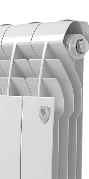 Радиатор биметаллический Royal Thermo BiLiner Bianco Traffico 500 мм 10 секций 1" боковое подключение белый