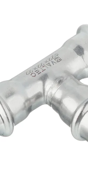 Тройник Valtec (VTi.931.I.222222) 22 х 22 х 22 мм нержавеющая сталь