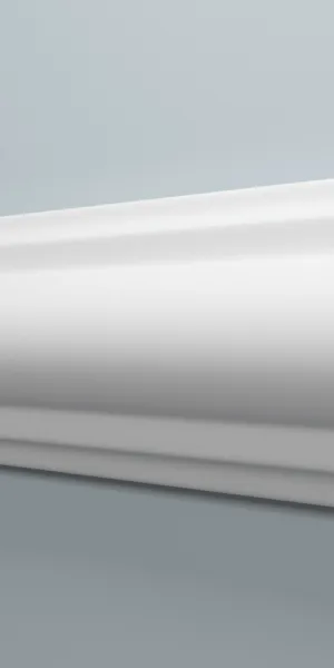 Молдинг из экополимера ударопрочный 40х20х2000 мм Плинтэкс ART M2 40/20 белый
