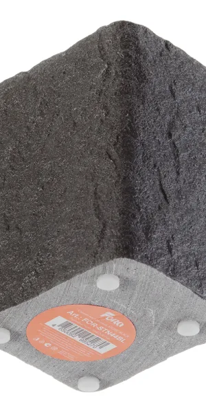 Стакан для ванной Fora Stone Black настольный полирезин черный (FOR-STN44BL)