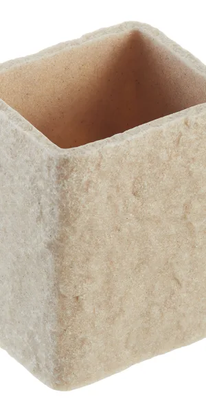 Стакан для ванной Fora Stone Natural настольный полирезин бежевый (FOR-STN44NAT)