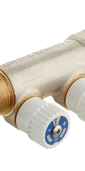 Коллектор Stout 3/4 ВР(г) х 2 выхода 3/4(ЕК) х 3/4 НР(ш) регулирующий (SMB 6851 343402)