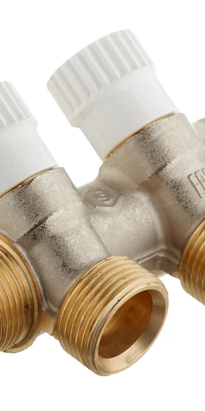Коллектор Stout 3/4 ВР(г) х 2 выхода 3/4(ЕК) х 3/4 НР(ш) регулирующий (SMB 6851 343402)