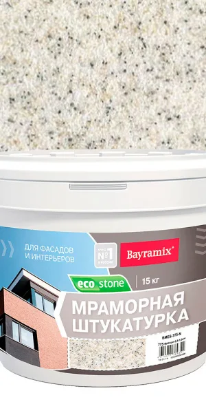Штукатурка декоративная мраморная Bayramix EcoStone 775 15 кг