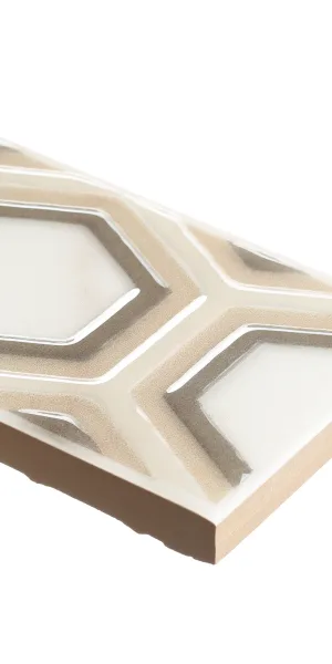 Плитка бордюр Kerama Marazzi Гран Пале белая 250х54х8 мм
