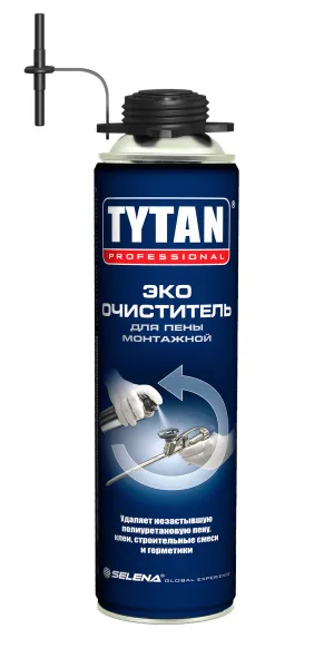 Очиститель пены монтажной Tytan Professional ЭКО 500 мл