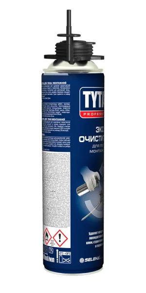Очиститель пены монтажной Tytan Professional ЭКО 500 мл