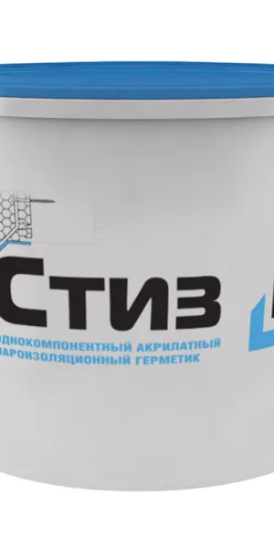 Герметик акриловый пароизоляционный внутренний Сазиласт Стиз В белый 7 кг