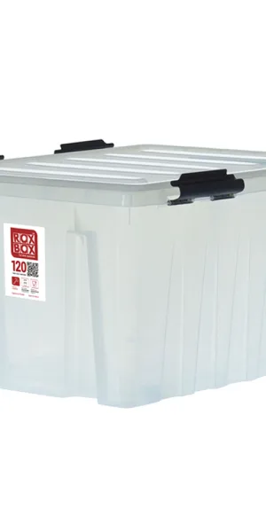 Контейнер для хранения Rox Box (120-00.07) 740х565х415 мм 120 л с крышкой и роликами