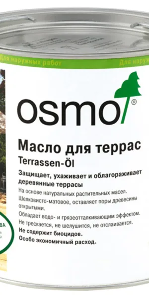 Масло Osmo Terrassen-Оle для террас лиственница 2,5 л