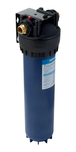 Корпус фильтра Аквафор Гросс 20 для холодной воды 20BB 1 НР(ш) х 1 НР(ш) синий