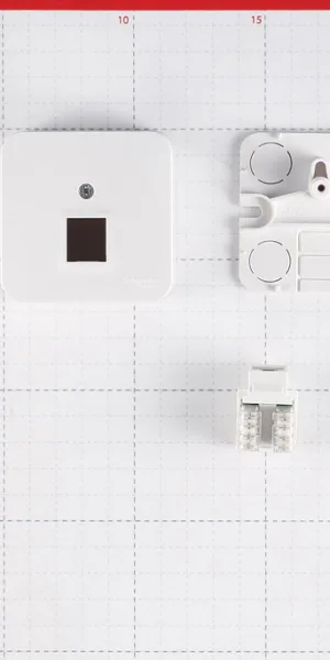 Розетка компьютерная Systeme Electric Blanca накладная белая RJ45 (BLNIA045001)