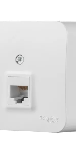 Розетка компьютерная Systeme Electric Blanca накладная белая RJ45 (BLNIA045001)