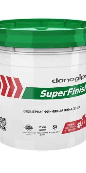 Шпатлевка Danogips SuperFinish универсальная 17 л/28 кг