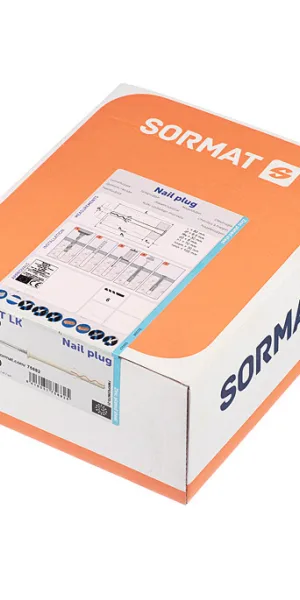 Дюбель-гвоздь Sormat 6x60 мм цилиндрическая манжета нейлон (200 шт.)