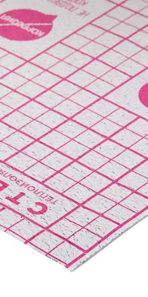 Теплоизоляция Стенофон НПЭ ЛП 190 тип В для системы Теплый пол 3 мм 1х25 м с разметкой