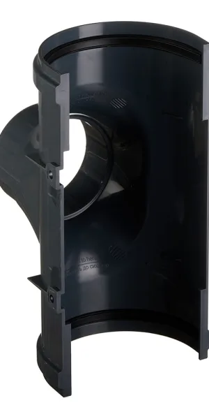 Воронка желоба Docke Premium пластиковая d120-85 мм графитовый серый RAL 7024