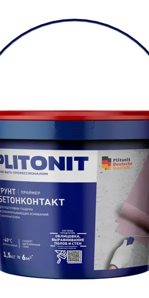 Грунт бетоноконтакт Plitonit 1,5 кг