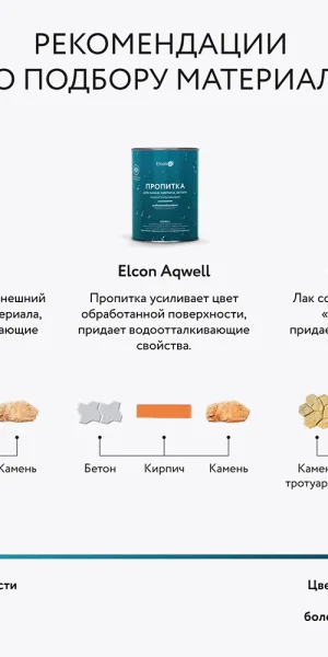 Лак кремнийорганический для камня Elcon Weston бесцветный 9 л полуглянцевый