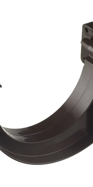 Кронштейн желоба Docke Lux пластиковый d140 мм шоколад RAL 8019
