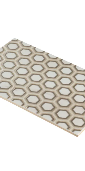 Плитка декор Kerama Marazzi Гран Пале белая 400х250х8 мм