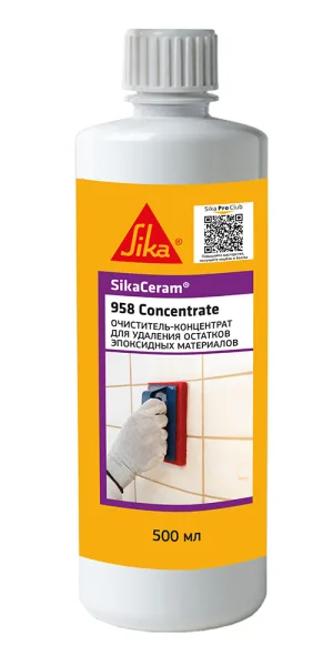 Средство для очистки эпоксидных остатков Sika SikaCeram 958 концентрат 0,5 л