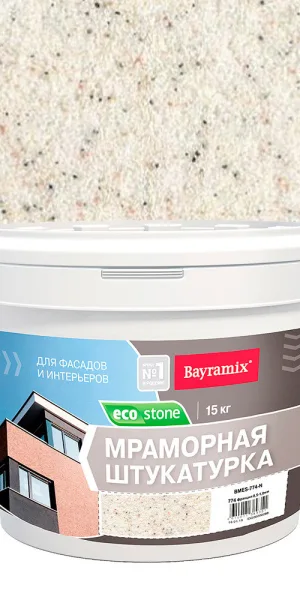 Штукатурка декоративная мраморная Bayramix EcoStone 774 15 кг