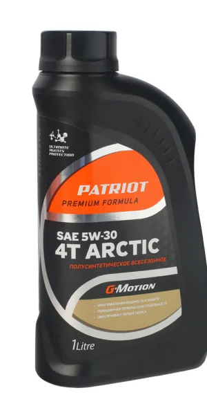 Масло полусинтетическое Patriot 1 л для 4-х тактных двигателей зимнее SAE 5W30 (850030100)