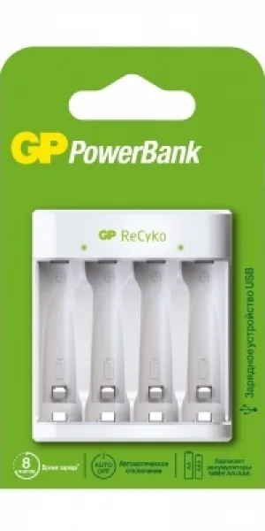 Зарядное устройство GP Batteries PowerBank 5 В (GP E411-2CRB1/E411CS-2CR1)