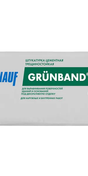 Штукатурка цементная Knauf Грюнбанд трещиностойкая 25 кг