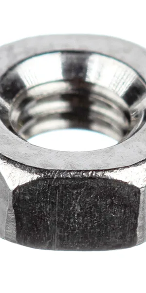 Гайка крепежная нержавеющая сталь М4 DIN 934 (20 шт.)