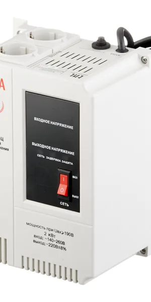 Стабилизатор напряжения Ресанта АСН-2000 Н/1-Ц  Lux однофазный 220 В 2 кВт навесной