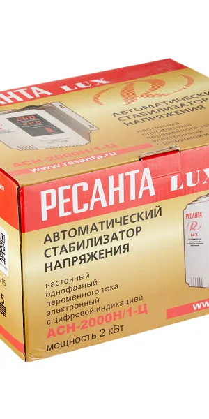 Стабилизатор напряжения Ресанта АСН-2000 Н/1-Ц  Lux однофазный 220 В 2 кВт навесной