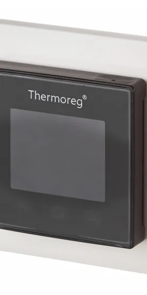 Терморегулятор программируемый для теплого пола Thermoreg TI-970 черный/белый