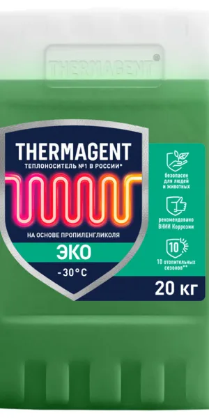 Теплоноситель Thermagent Eko -30 °С 20 кг на основе пропиленгликоля
