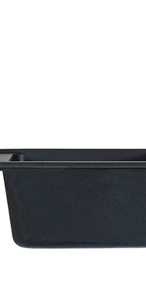 Мойка для кухни Granula Standard 50х42х19 см врезная кварц черная