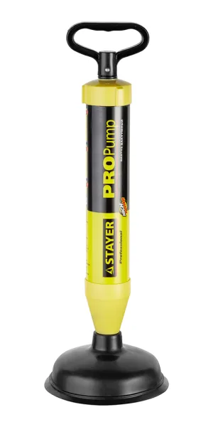 Вантуз вакуумный Stayer Professional ProPump с двумя адаптерами (51925)