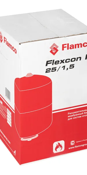 Бак расширительный Flamco Flexcon R 25/1,5 закрытого типа 6 бар 25 л (FL 16027 RU)