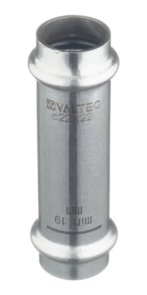Муфта VALTEC (VTi.904.I.002222) 22х22 мм надвижная нержавеющая сталь