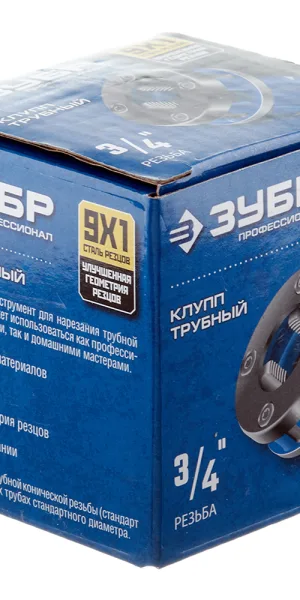 Клупп трубный резьбонарезной Зубр Профессионал BSPT R 3/4 (28271-3/4_z02)