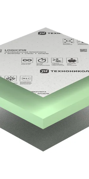 Плита теплоизоляционная Технониколь LOGICPIR 30х590х1190 мм