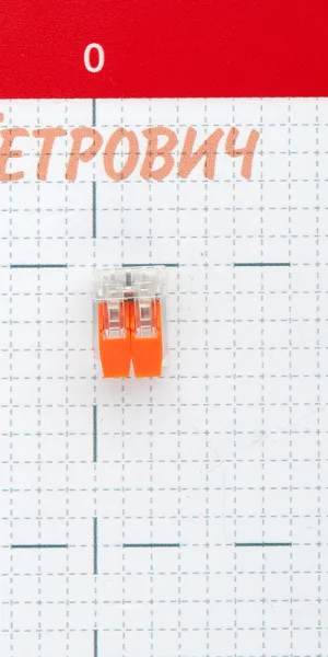 Клемма на 2 провода Electrovolt 221-412 0,2-4 кв.мм с рычажками без пасты (50 шт.) (ЦБ-00015942/605085)