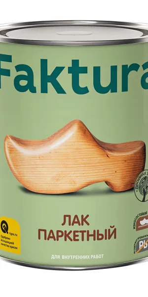 Лак алкидно-уретановый паркетный Faktura бесцветный 0,7 л полуматовый