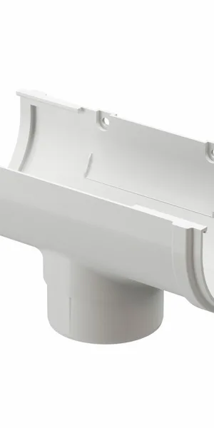 Воронка желоба Docke Premium пластиковая d120-85 мм пломбир RAL 9003