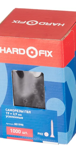 Саморезы для ГВЛ 19x3,9 мм усиленные Hard-Fix (1000 шт.)