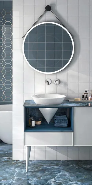 Плитка облицовочная Kerama Marazzi Витраж голубая 150х150х7 мм (48 шт.=1,08 кв.м)