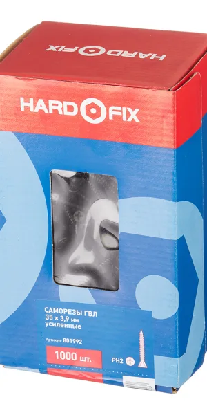 Саморезы для ГВЛ 35x3,9 мм усиленные Hard-Fix (1000 шт.)