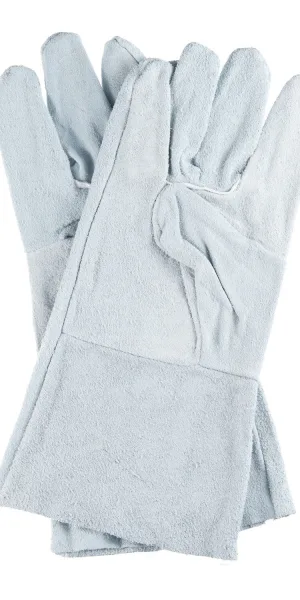 Краги спилковые для сварщика Металлург серые 10 (XL)