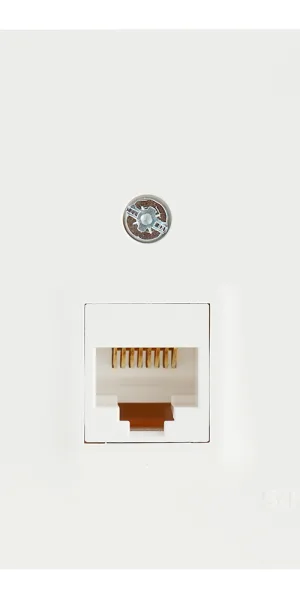 Розетка компьютерная Systeme Electric Blanca накладная молочная RJ45 (BLNIA045002)